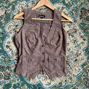 A. Byer Chocolate Brown Vest
